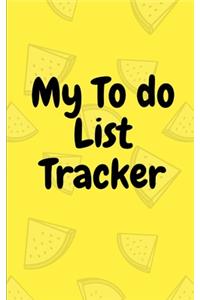 My To Do List Tracker