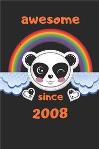 awesome since 2008 notebook