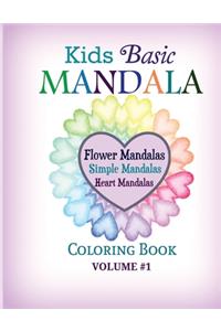Kids Basic Mandala Coloring Book
