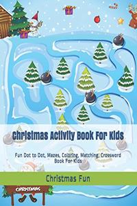 Christmas Activity Book For Kids