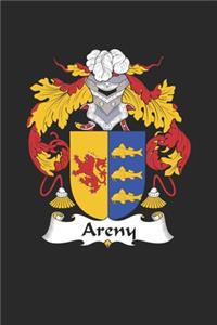 Areny: Areny Coat of Arms and Family Crest Notebook Journal (6 x 9 - 100 pages)