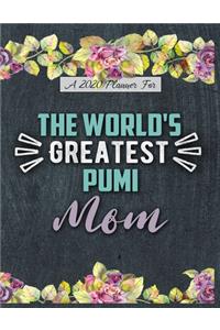 A 2020 Planner for The World's Greatest Pumi Mom: Daily and Monthly Pages, A Nice Gift for a Woman or Girl Who Loves Their Pet and Wants to Stay Organized Through the Year