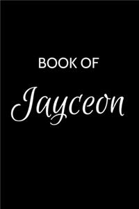 Jayceon Journal Notebook