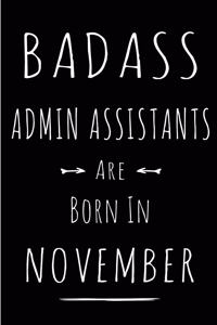 Badass Admin Assistants Are Born In November