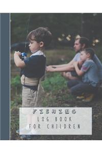 Fishing log book for children