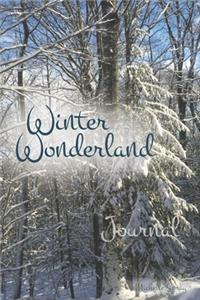 Winter Wonderland Journal with 150 Decorated Lined Pages, 6x9