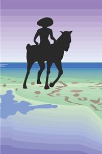 2020 Weekly Planner Horse Illustration Equine Horse Sombrero Silhouette 134 Pages