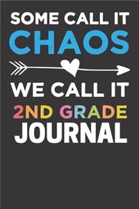 Some Call It Chaos We Call It 2nd Grade Journal