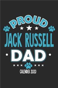 Proud Jack Russell Dad Calendar 2020