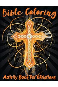 Bible Coloring Activity Book for Christians