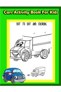 Cars Activity Book for Kids
