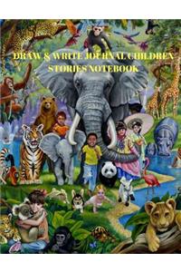 Draw & Write Journal Children Stories Notebook