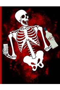 Skeleton with Booze