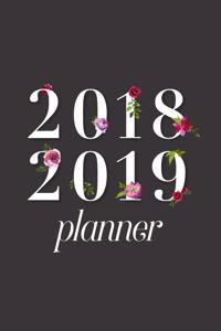 2018 2019 Planner, 18 Month Weekly & Monthly Planner - 2018-2019