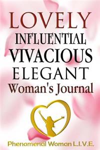 Lovely Influential Vivacious Elegant Woman's Journal