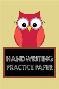 Handwriting Practice Paper