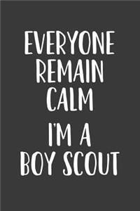 Everyone Remain Calm I'm a Boy Scout