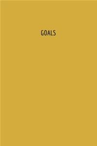 Goals Journal