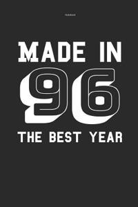 Notebook Made in 96 the Best Year