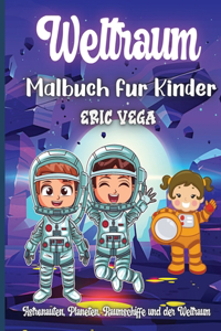 Weltraum-Malbuch für Kinder
