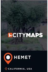 City Maps Hemet California, USA