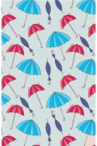 Journal Notebook Umbrellas Pattern 2