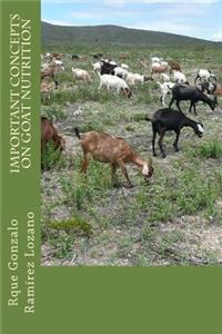 Important Concepts on Goat Nutrition