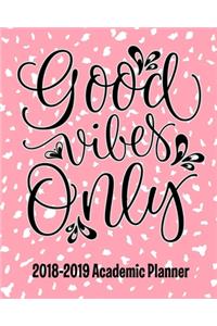 2018 - 2019 Academic Planner