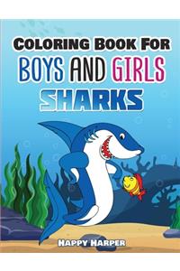 Shark Coloring Book