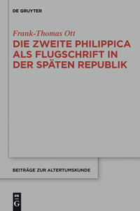 zweite Philippica als Flugschrift in der späten Republik