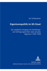 Eigentumspolitik Im Ns-Staat