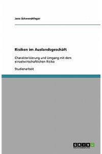 Risiken im Auslandsgeschäft