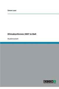 Klimakonferenz 2007 in Bali