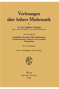 Vorlesungen Über Höhere Mathematik