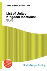 List of United Kingdom Locations