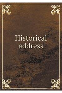 Historical address