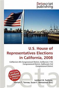 U.S. House of Representatives Elections in California, 2008
