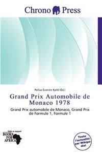 Grand Prix Automobile de Monaco 1978