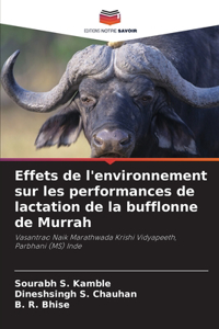 Effets de l'environnement sur les performances de lactation de la bufflonne de Murrah