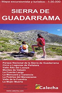 SIERRA DE GUADARRAMA. MAPA EXCURSIONISTA Y TURISTICO