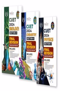 Educart NTA CUET UG Entrance Exam Book 2024 Final Revision Physics, Chemistry, Biology (100% based on 2023 official CUET Online Paper)