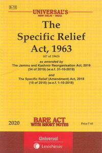 The Specific Relief Act, 1963 [2020 Edn]