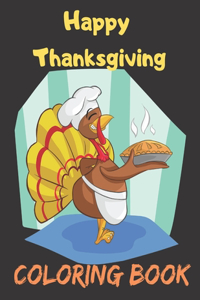 Happy Thanksgiving Coloring Book