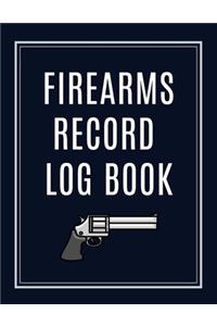 Firearms Record Log Book
