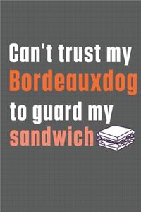 Can't trust my Bordeauxdog to guard my sandwich