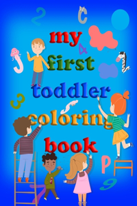 My first toddler coloring book