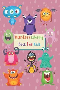 Monsters Coloring Book for Kids
