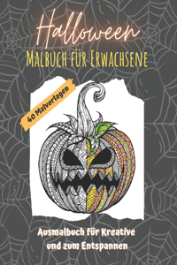 Halloween-Malbuch für Erwachsene
