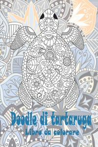 Doodle di tartaruga - Libro da colorare