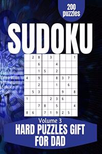 Hard Sudoku Book Gift For Dad